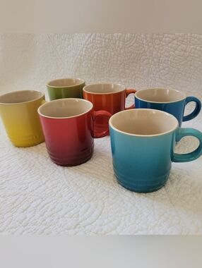 Le Creuset Rainbow Espresso Mug Set
